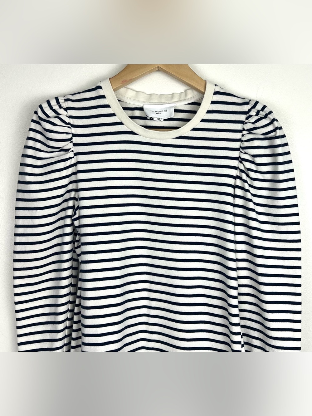 Tuckernuck Pomander Place Navy Striped Vesty Long Sleeve Crewneck - Picture 3 of 12